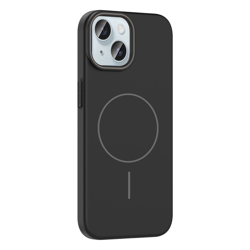 iPhone 15 Kılıf M-safe Şarj Özellikli Ruby Sert