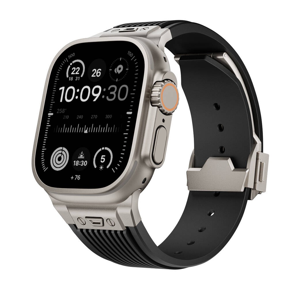 Watch 42mm KRD-113 Spor Görünümlü Silikon Kordon