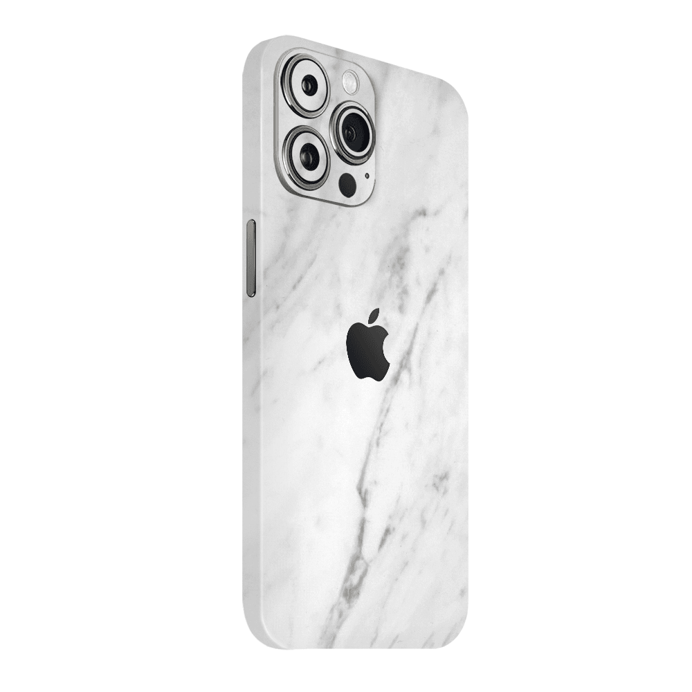 iPhone 14 Pro Max Kaplama Beyaz Mermer