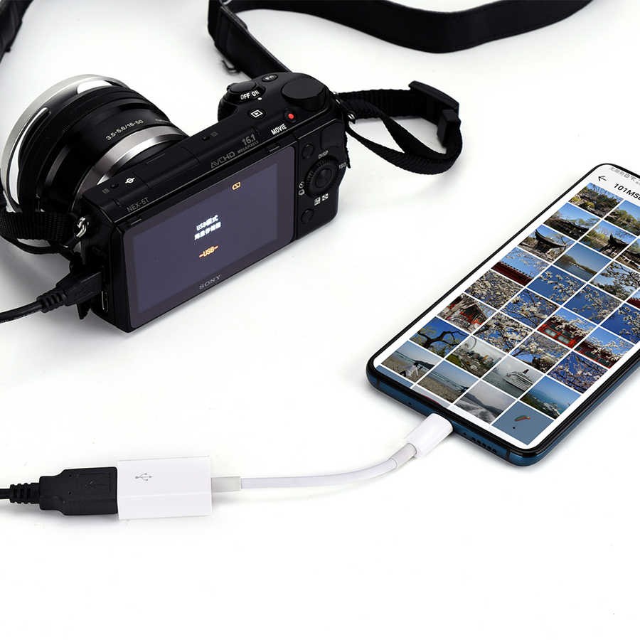 JH-0514 Lightning To Usb Kamera Bağlantı Adaptörü