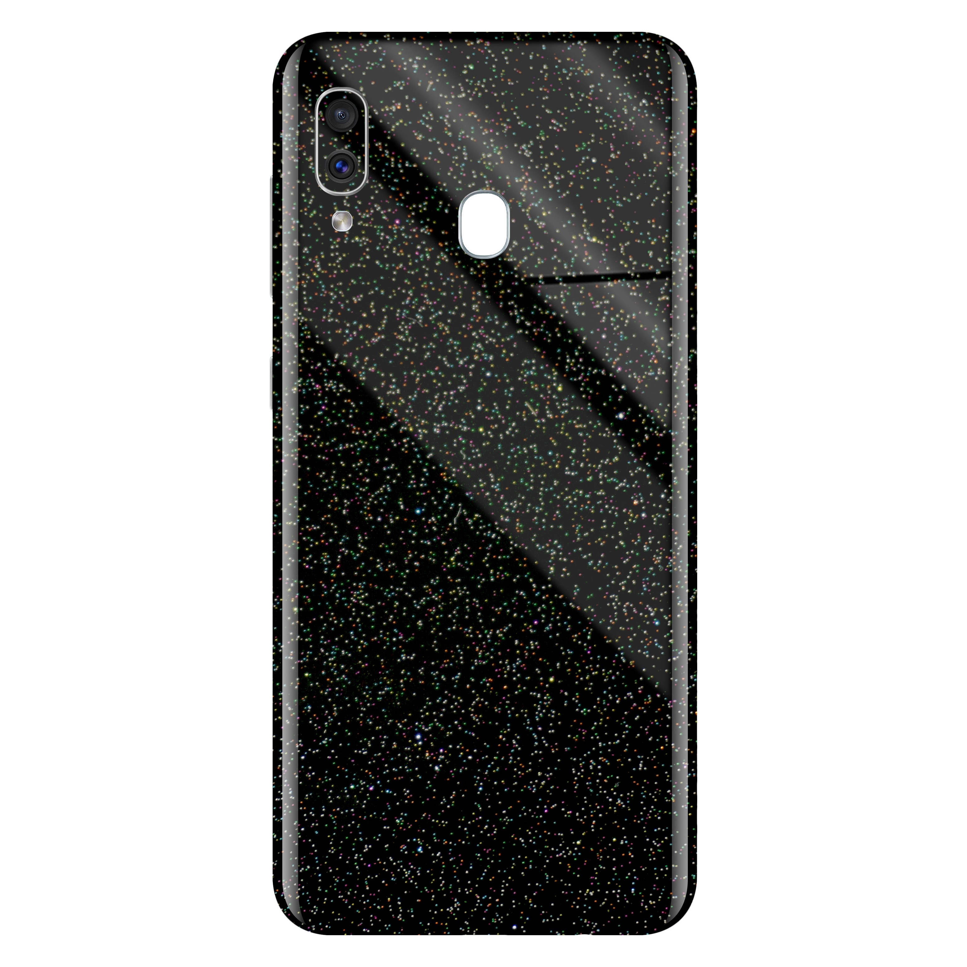 Samsung Galaxy A30 Kaplama - Siyah Galaksi