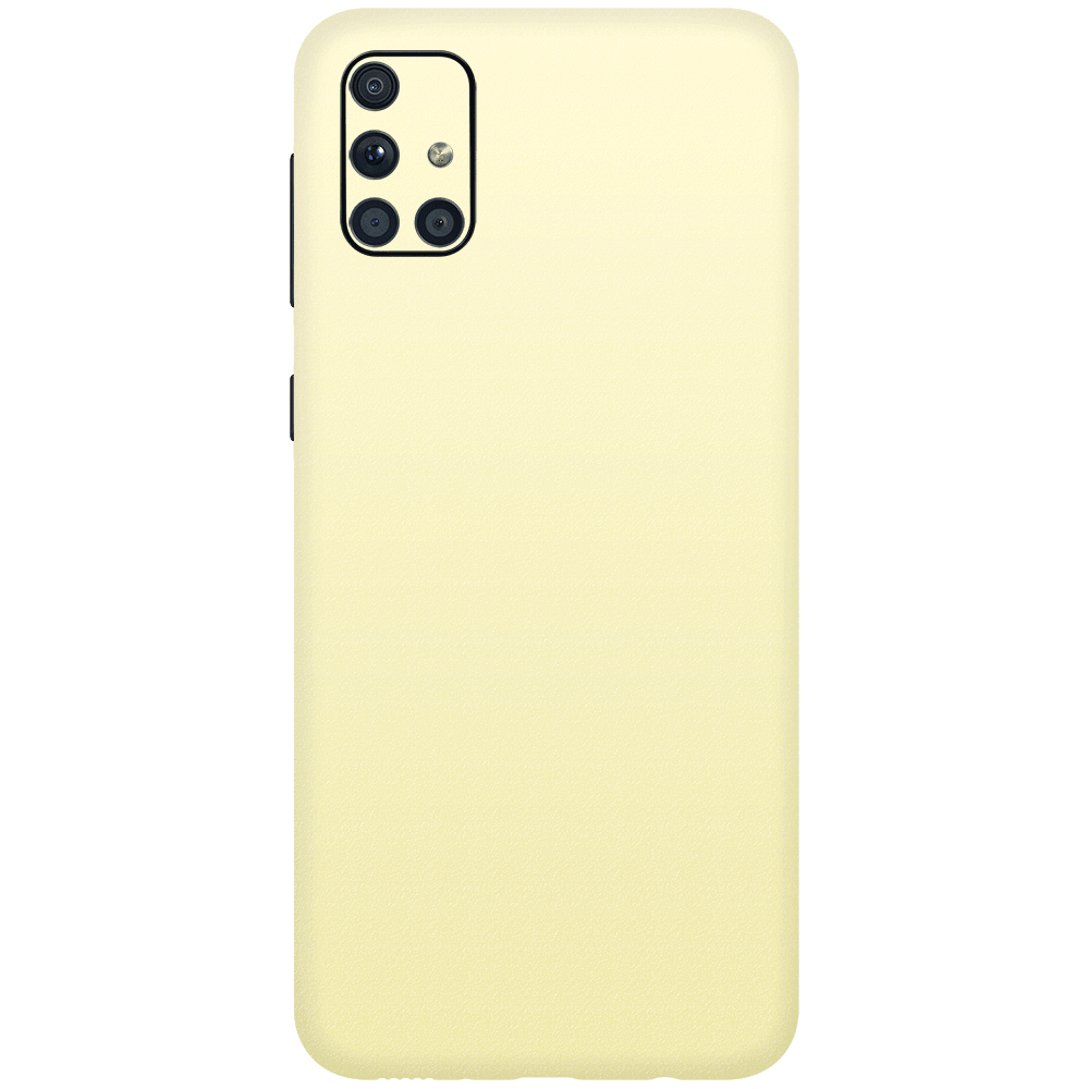Samsung M51 Kaplama Açık Sarı