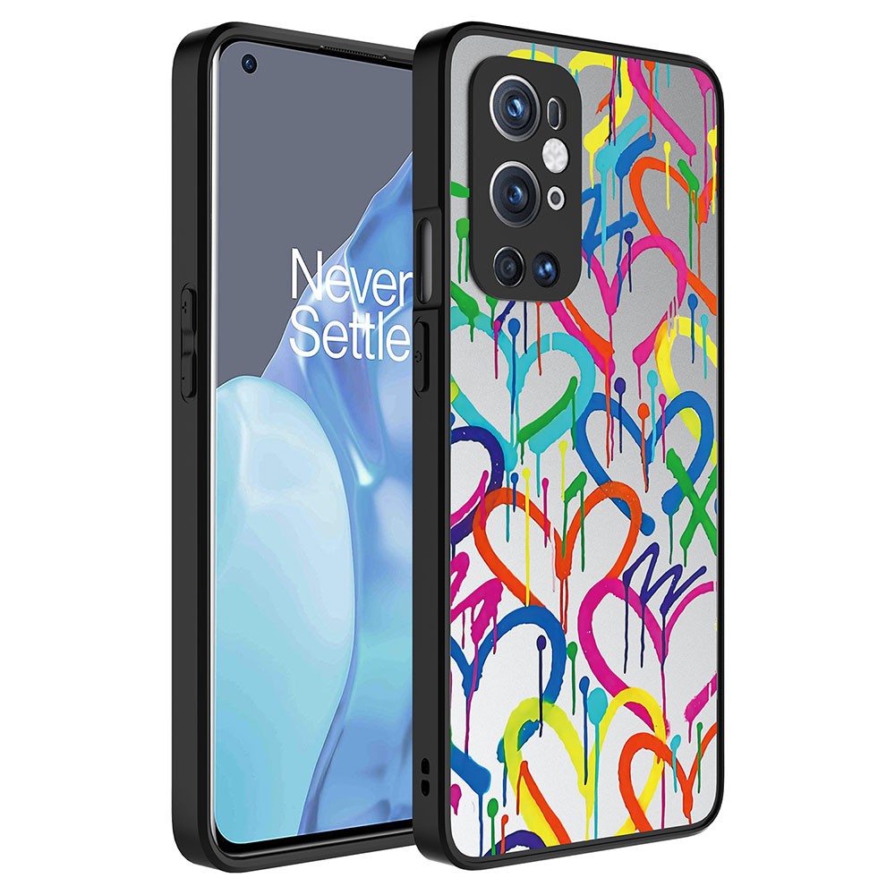 One Plus 9 Pro Kılıf Aynalı Desenli Kamera Korumalı Parlak Mirror