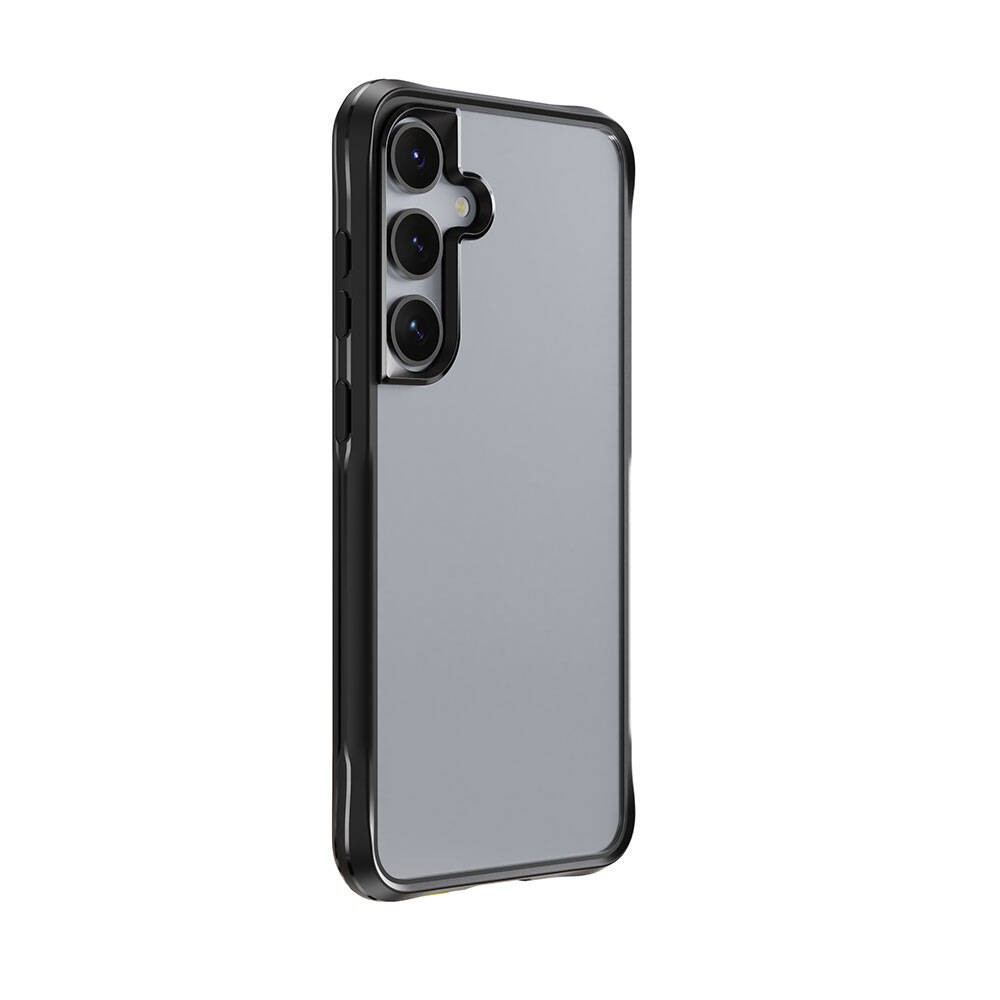 Galaxy S24 Kılıf Şeffaf Sert PC Arka Yüzey Tasarımlı Edo