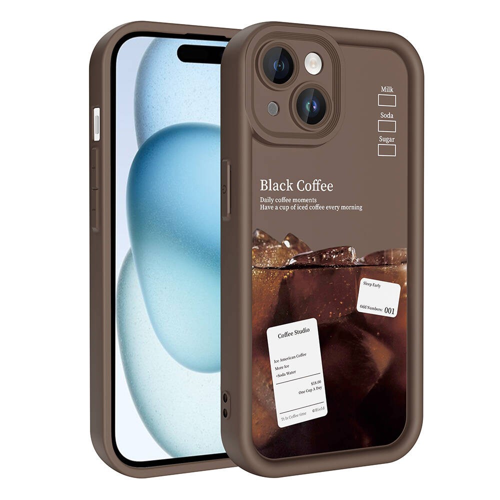 iPhone 15 Kılıf Kamera Korumalı Baskılı Arka Yüzey Klas