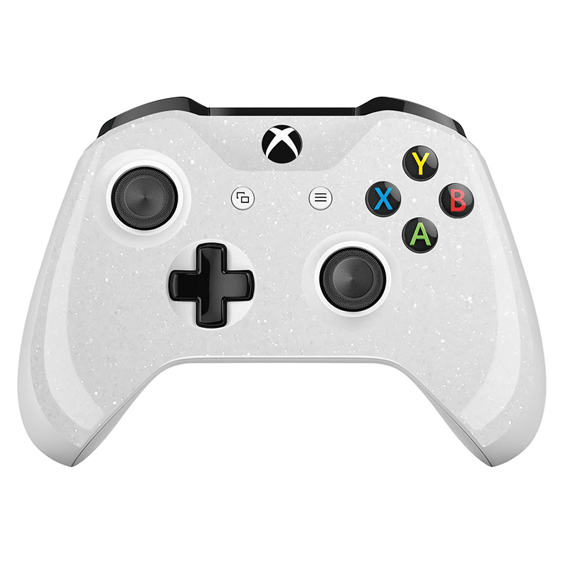 Xbox One X / S Controller Kaplama Parıltılı Beyaz