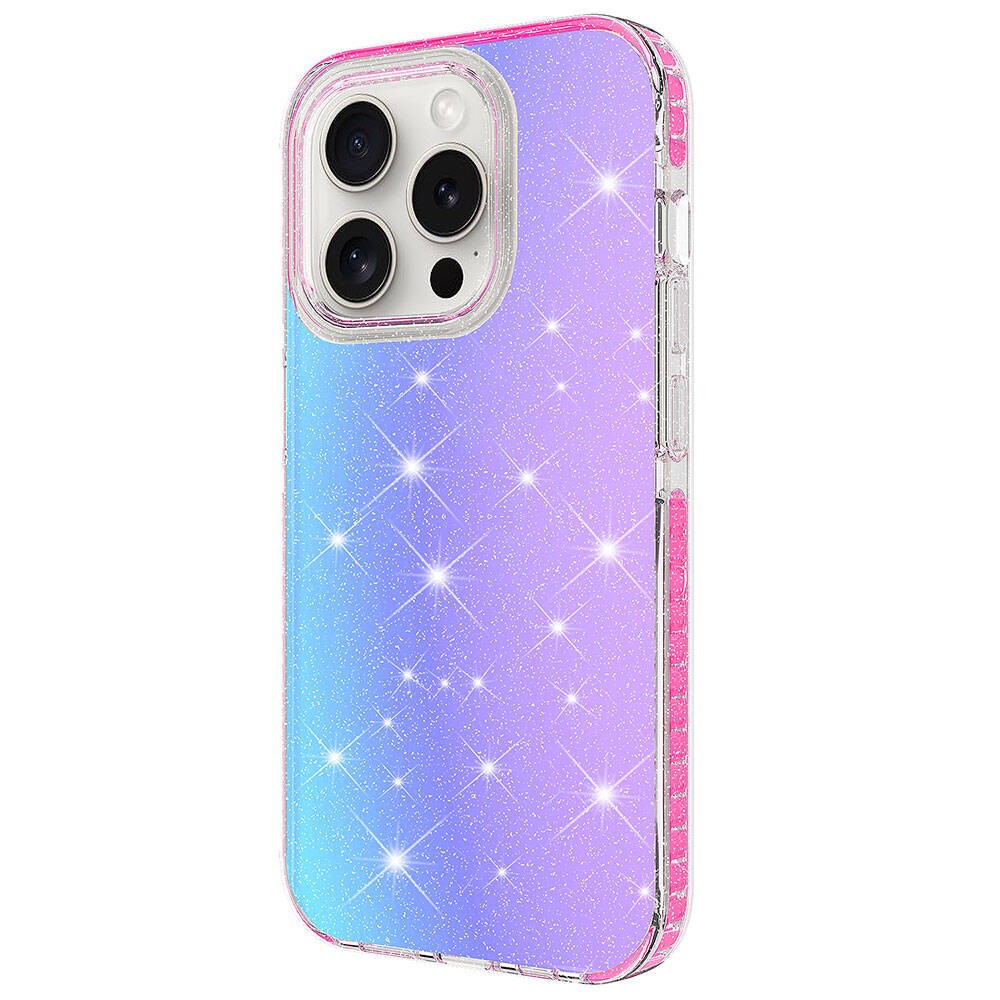 iPhone 15 Pro Max Kılıf Parlak Renk Geçişli Velle