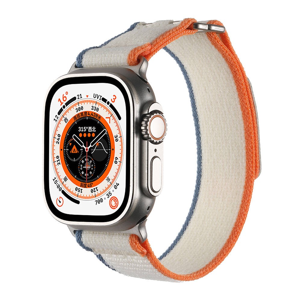 Watch Ultra 49mm Hasır Kordon KRD-106 Strap Kayış