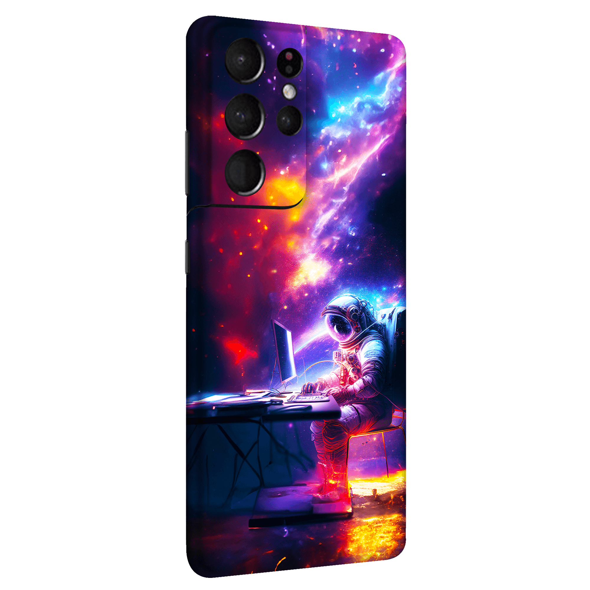 Samsung S21 Ultra Kaplama Nebula Astronot