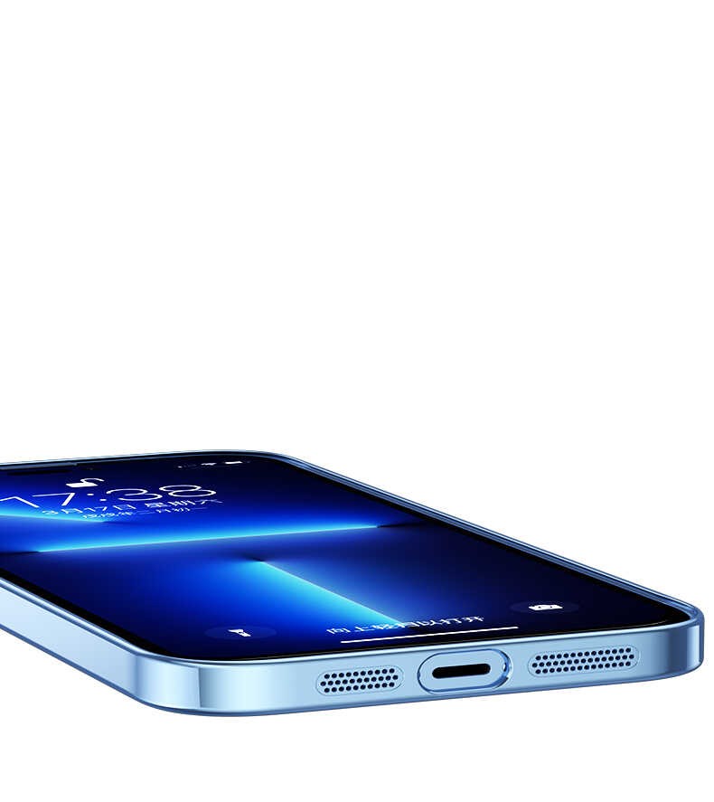 iPhone 13 Pro Kılıf Sert PC Renkli Çerçeveli Riksos