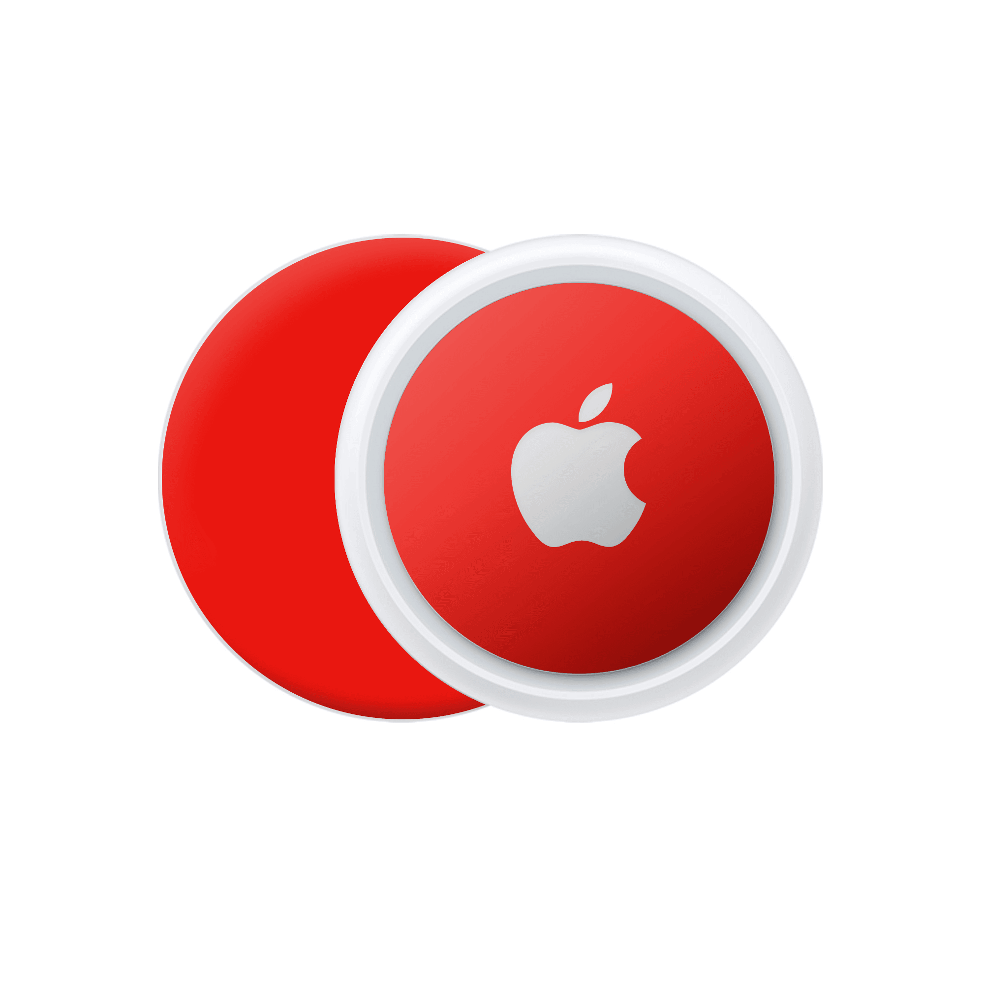Apple Airtag Kaplama Mat Kırmızı