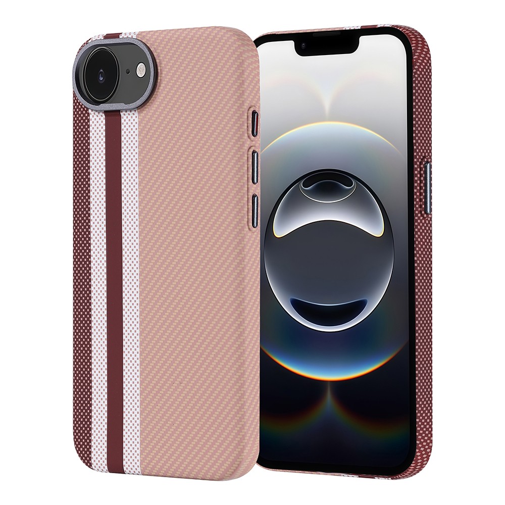 iPhone 16E Kılıf Karbon Fiber M-safe