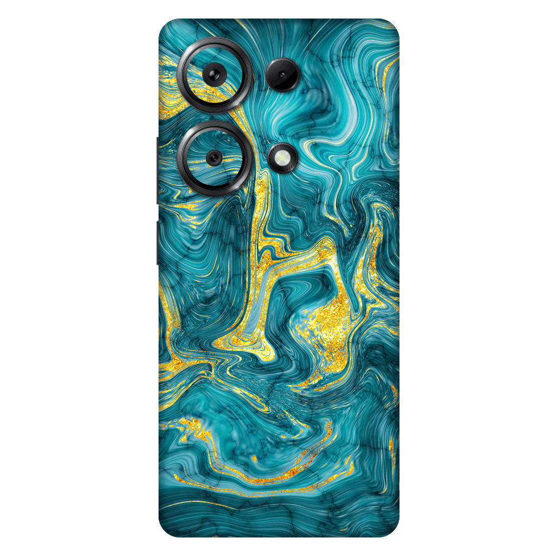 Xiaomi Redmi Note 13 Pro 4G Kaplama Mistik Turkuaz Dalga