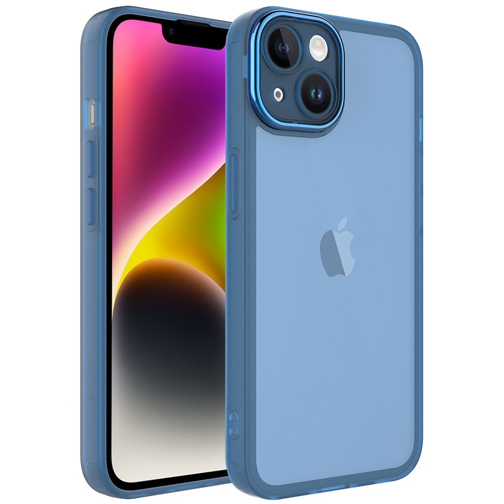 iPhone 14 Plus Kılıf Kamera Korumalı Transparan Post