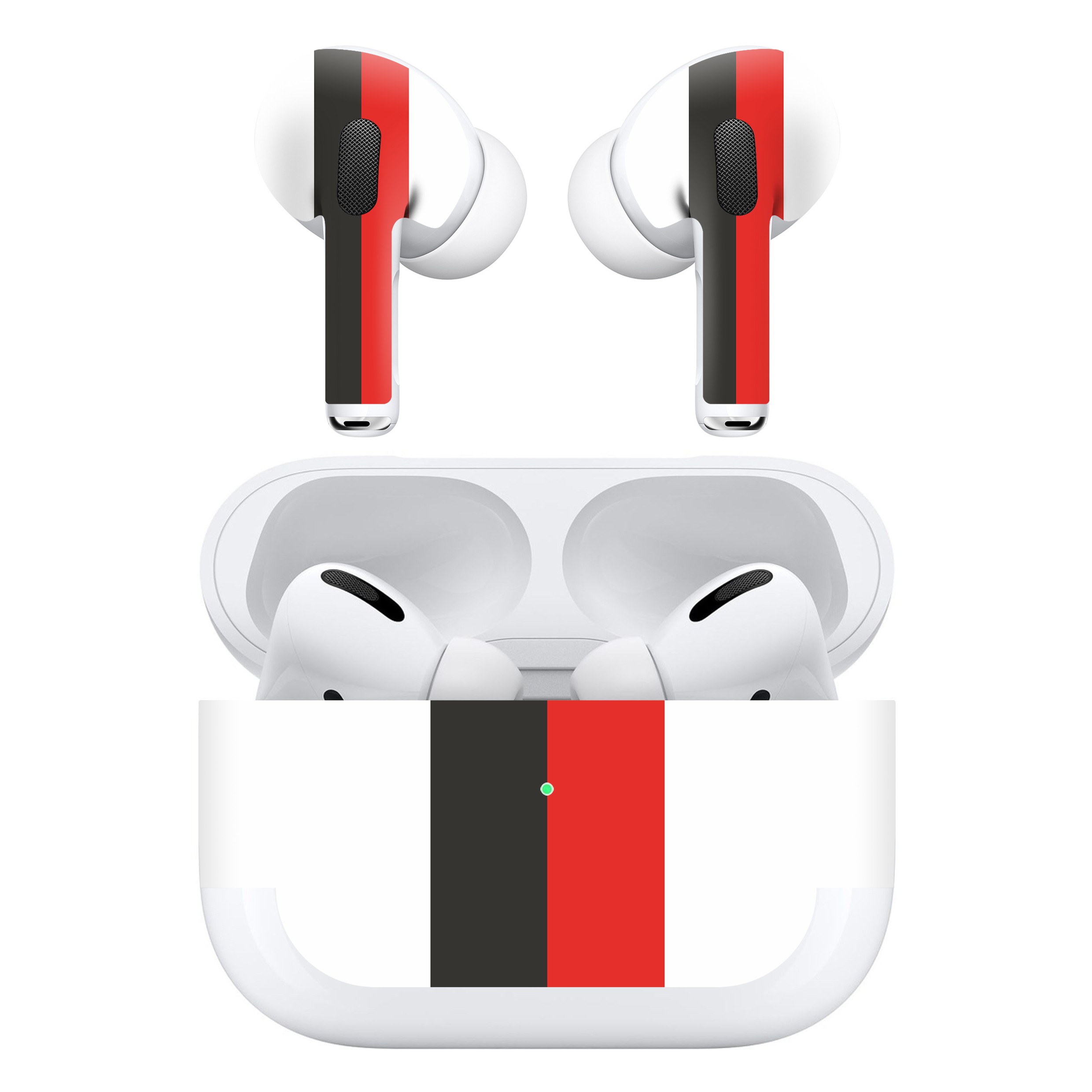 Airpods Pro Skin Black White Red