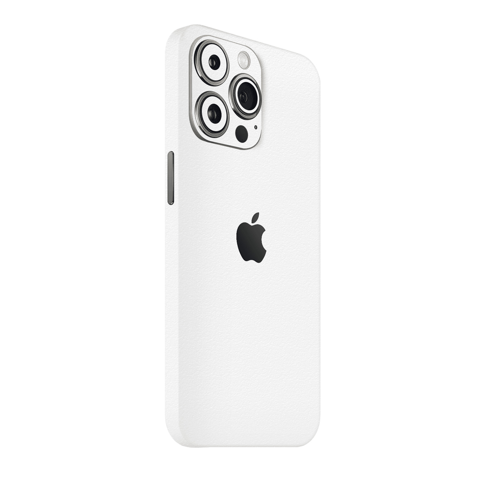 iPhone 15 Pro Kaplama Dokulu Beyaz