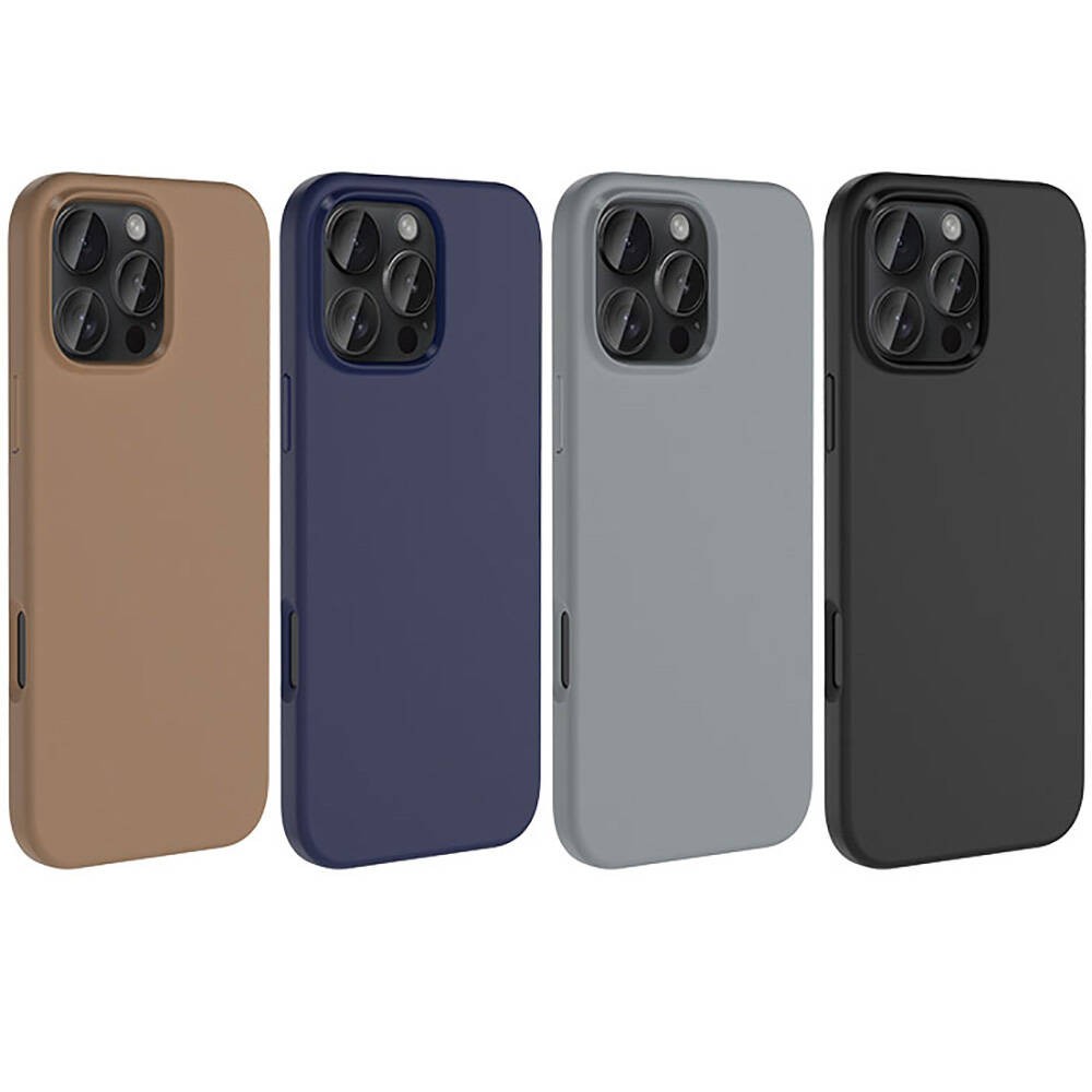 iPhone 16 Pro Kılıf M-safe Şarj Özellikli Sıvı Teknolojili Silinebilir Sert Kivi