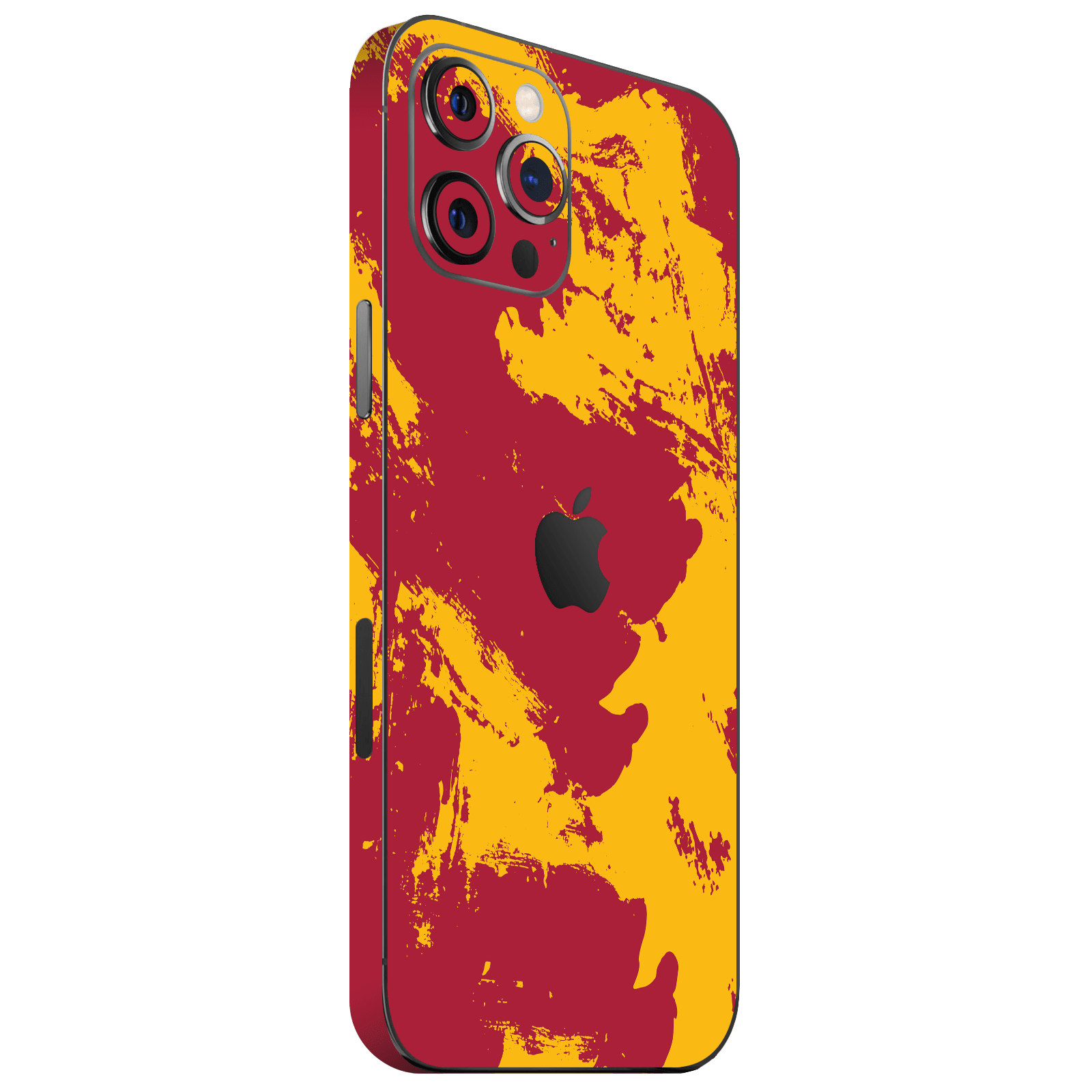 iPhone 12 Pro Kaplama Sarı Kırmızı