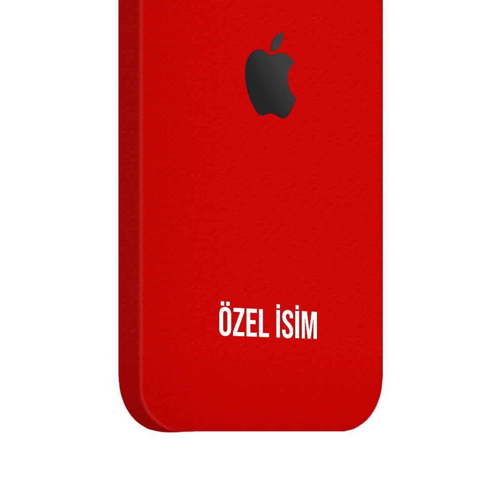 iPhone 14 Plus Kaplama Dokulu Kırmızı