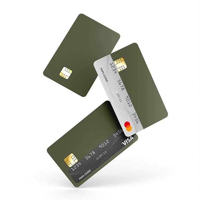 Kredi Kartı Kaplama / Sticker - Haki Yeşil