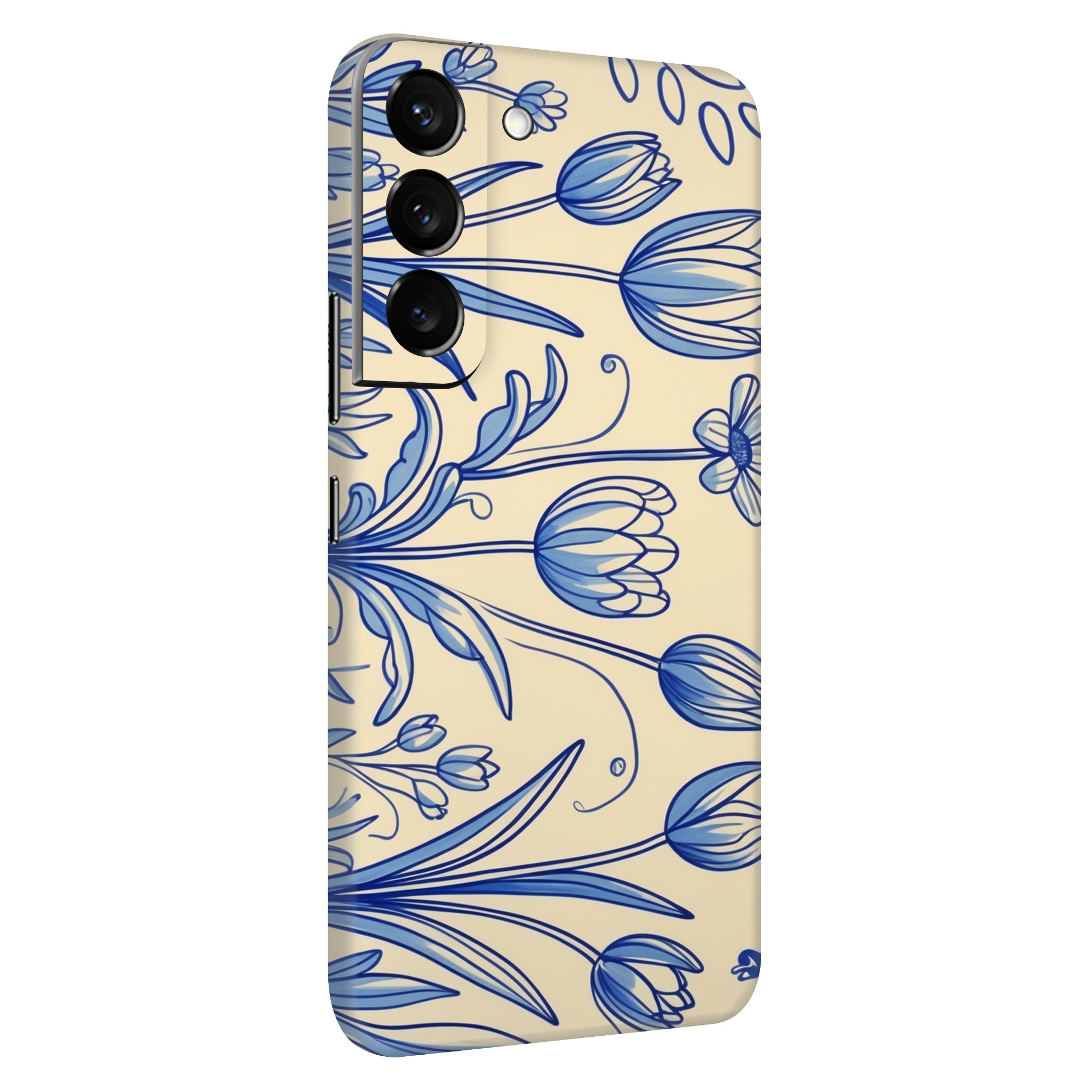 Samsung S22 Kaplama Porselen Çiçekler
