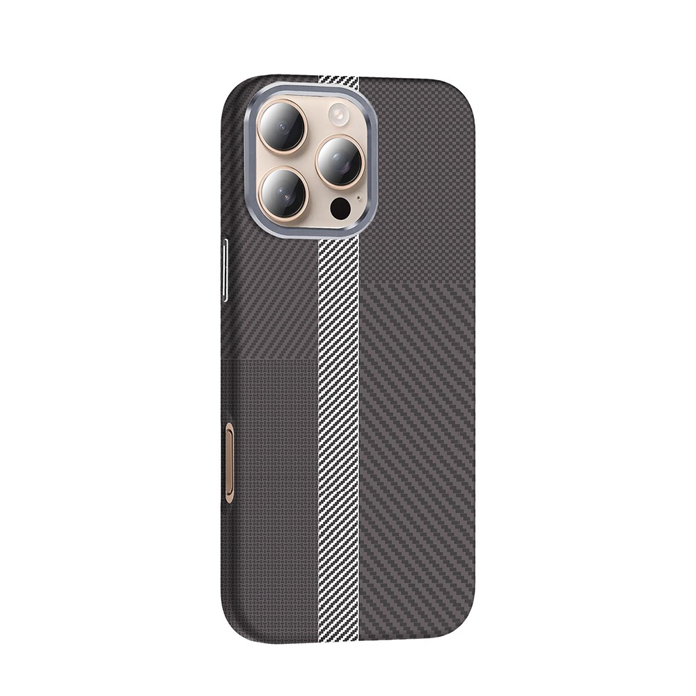 iPhone 16 Pro Max Kılıf Karbon Fiber M-safe