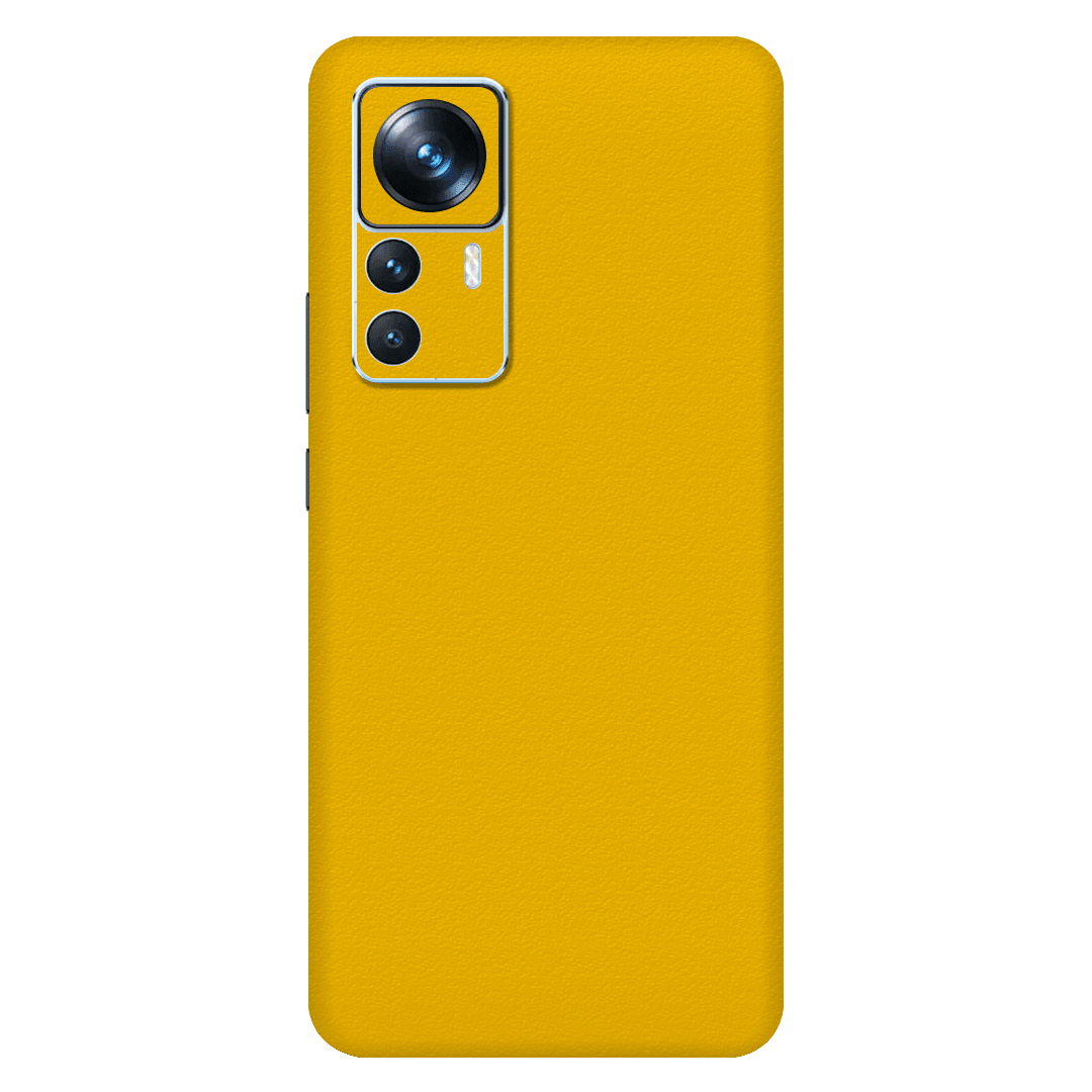 Xiaomi 12T / 12T Pro Kaplama Dokulu Sarı