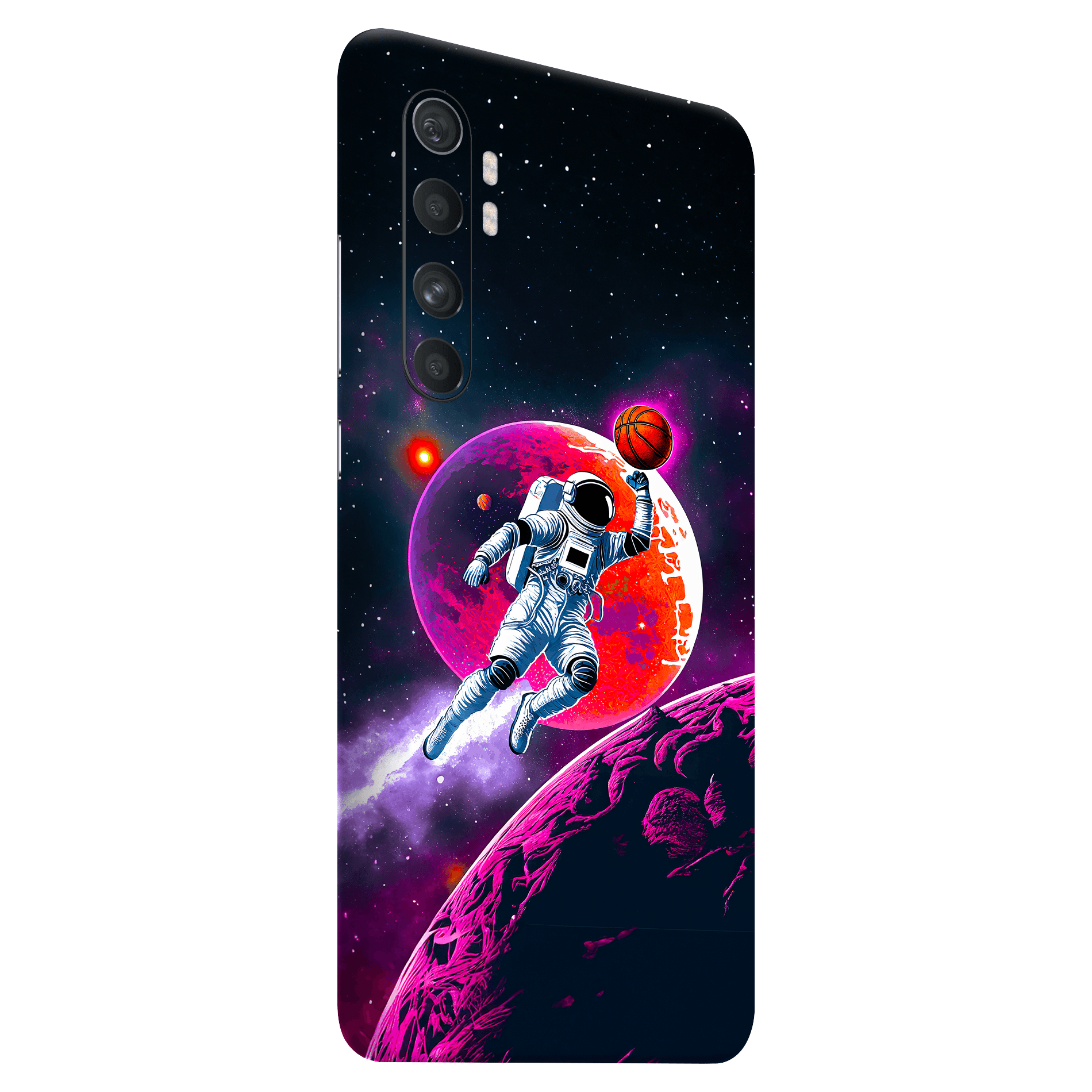 Xiaomi Mi Note 10 Lite Kaplama Basketbolcu Astronot