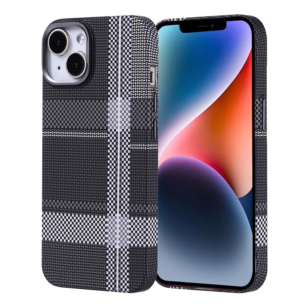 iPhone 13 Kılıf M-safe Şarj Özellikli Karbon Fiber Görünümlü Nekst