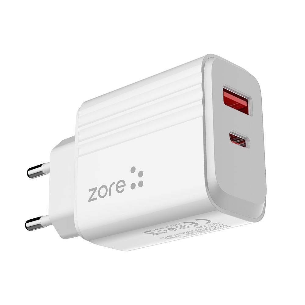 Play Serisi PL07 Type-C to Type-C 2in1 PD Seyahat Şarj Aleti 20W