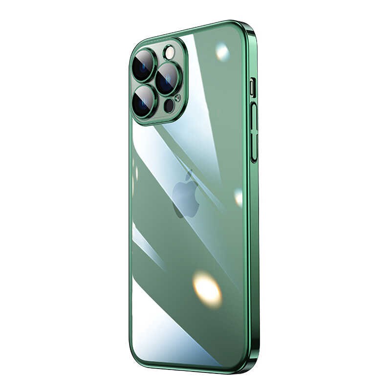 iPhone 13 Pro Max Kılıf Sert PC Renkli Çerçeveli Riksos
