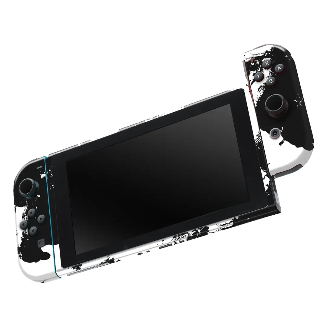 Nintendo Switch Kaplama Siyah Beyaz - PapsCover