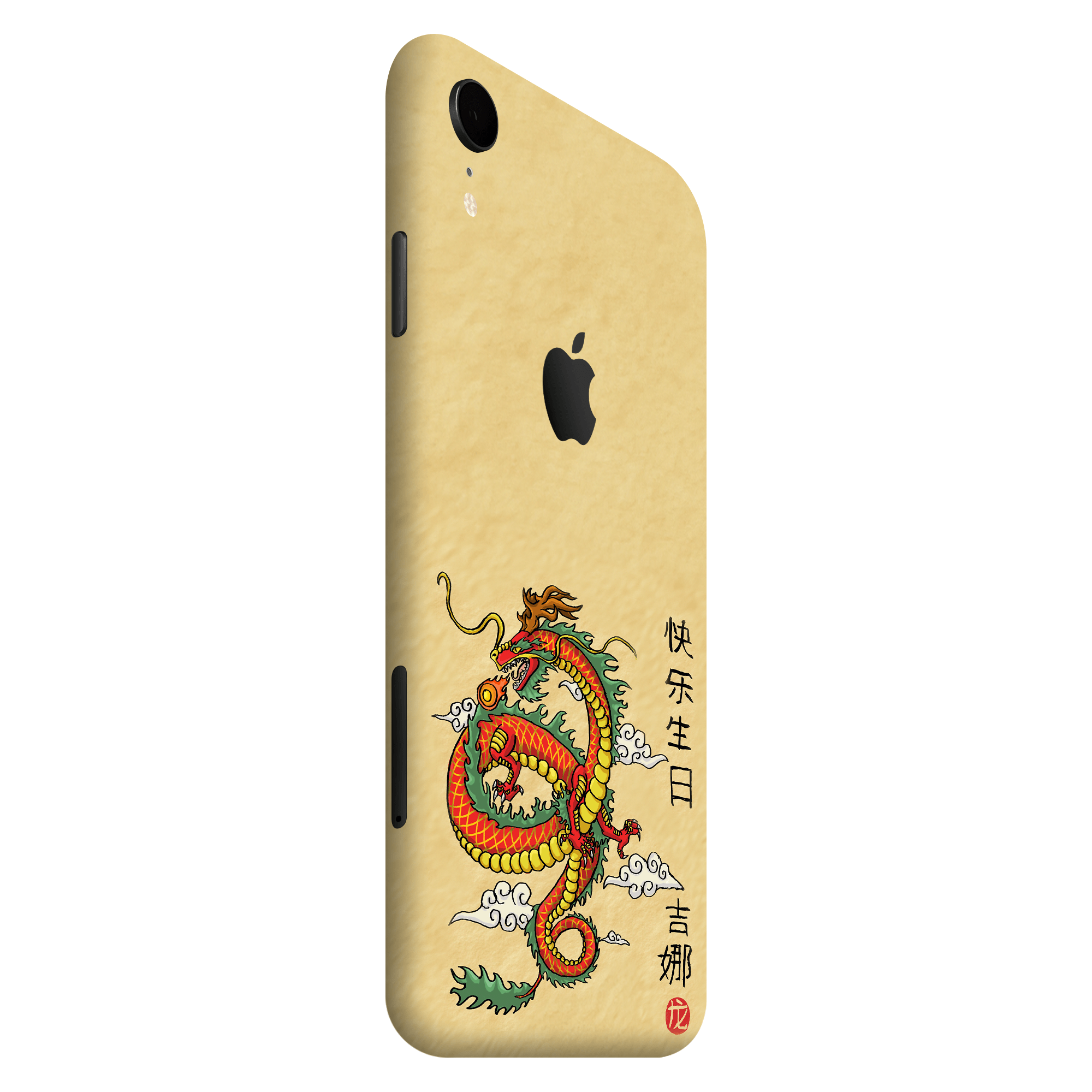 iPhone Xr Kaplama Turuncu Ejder