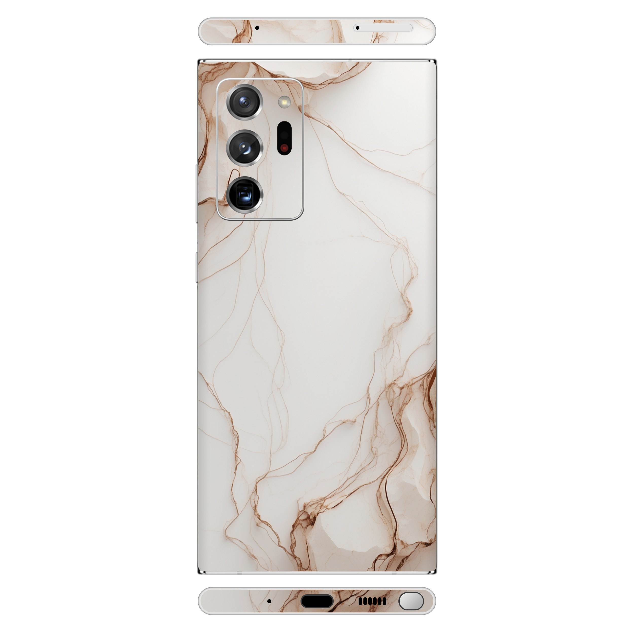Samsung Note 20 Ultra Kaplama Kırık Mermer