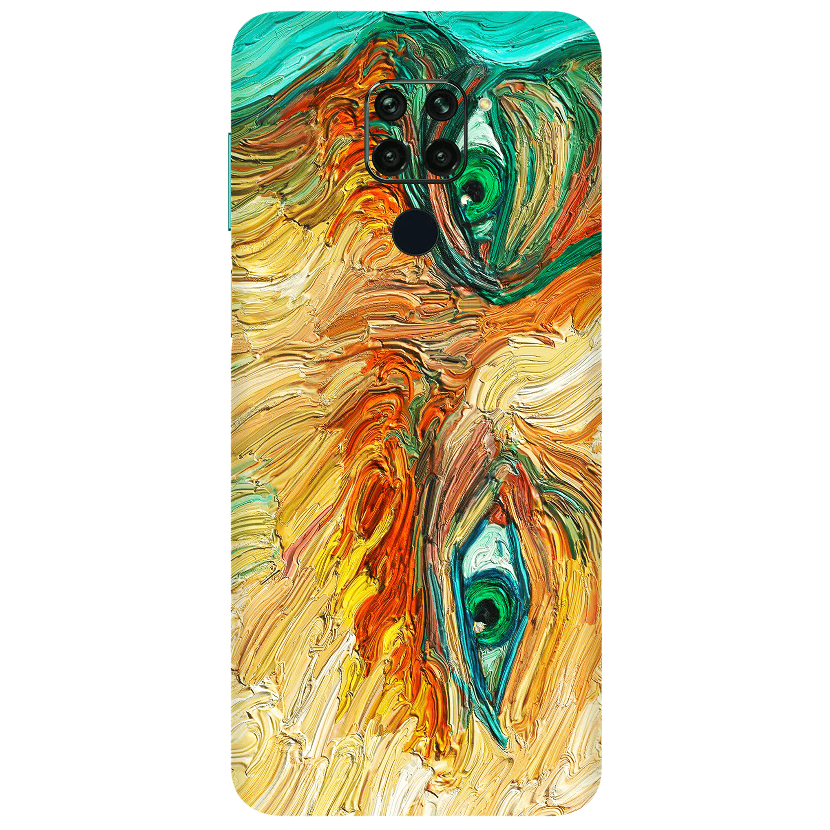 Xiaomi Redmi Note 9 Kaplama Yağlı Gogh