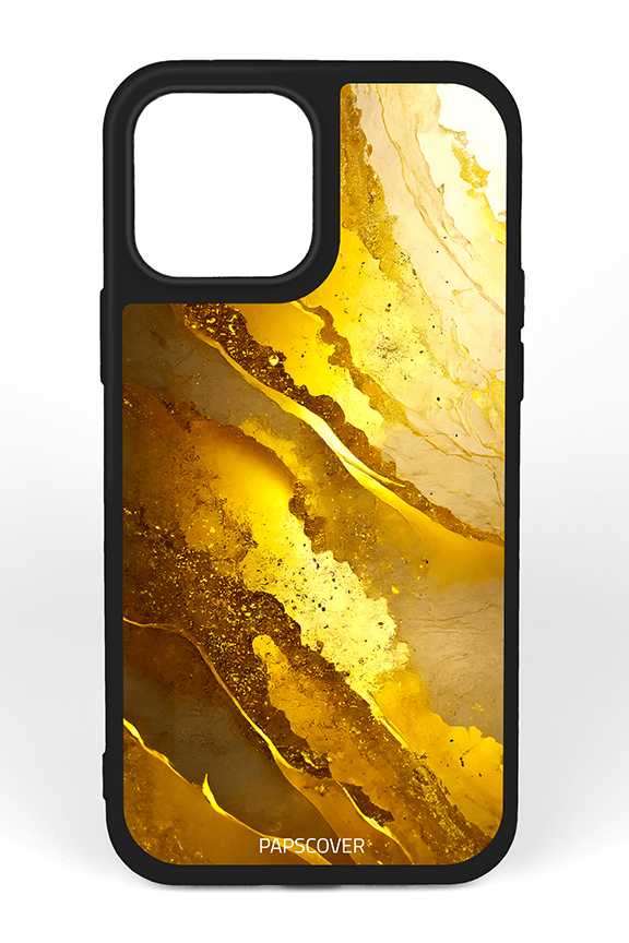 iPhone 15 Silikon Kılıf Altın