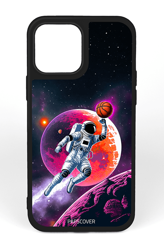 iPhone 15 Silikon Kılıf Basketbolcu Astronot