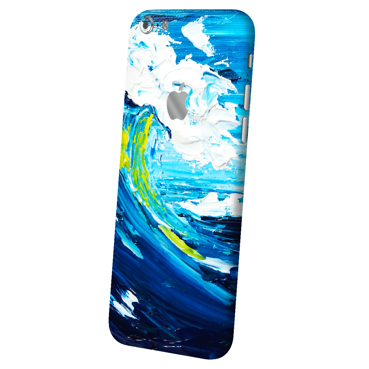 iPhone 6 Plus / 6s Plus Kaplama Yağlı Boya Dalgalar