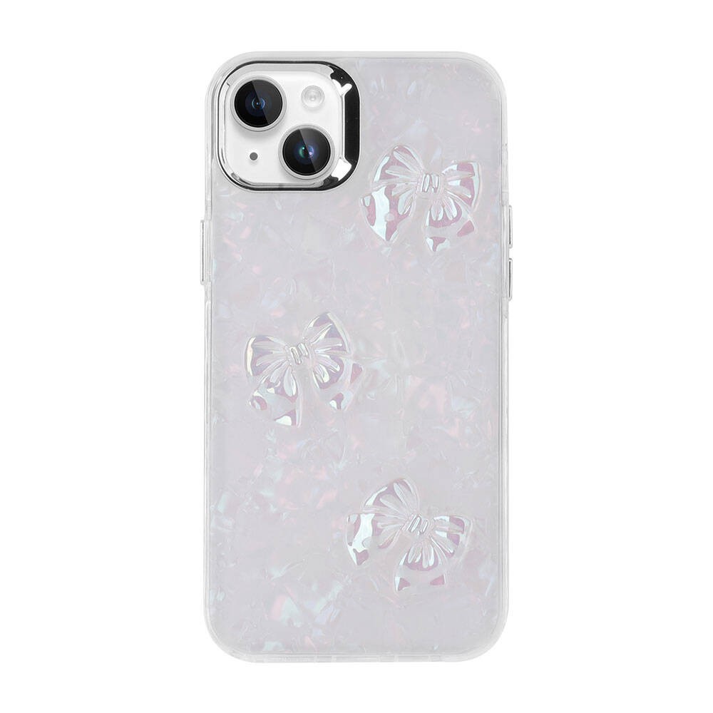 iPhone 13 Kılıf Kabartma Figürlü Parlak Eralli Silikon