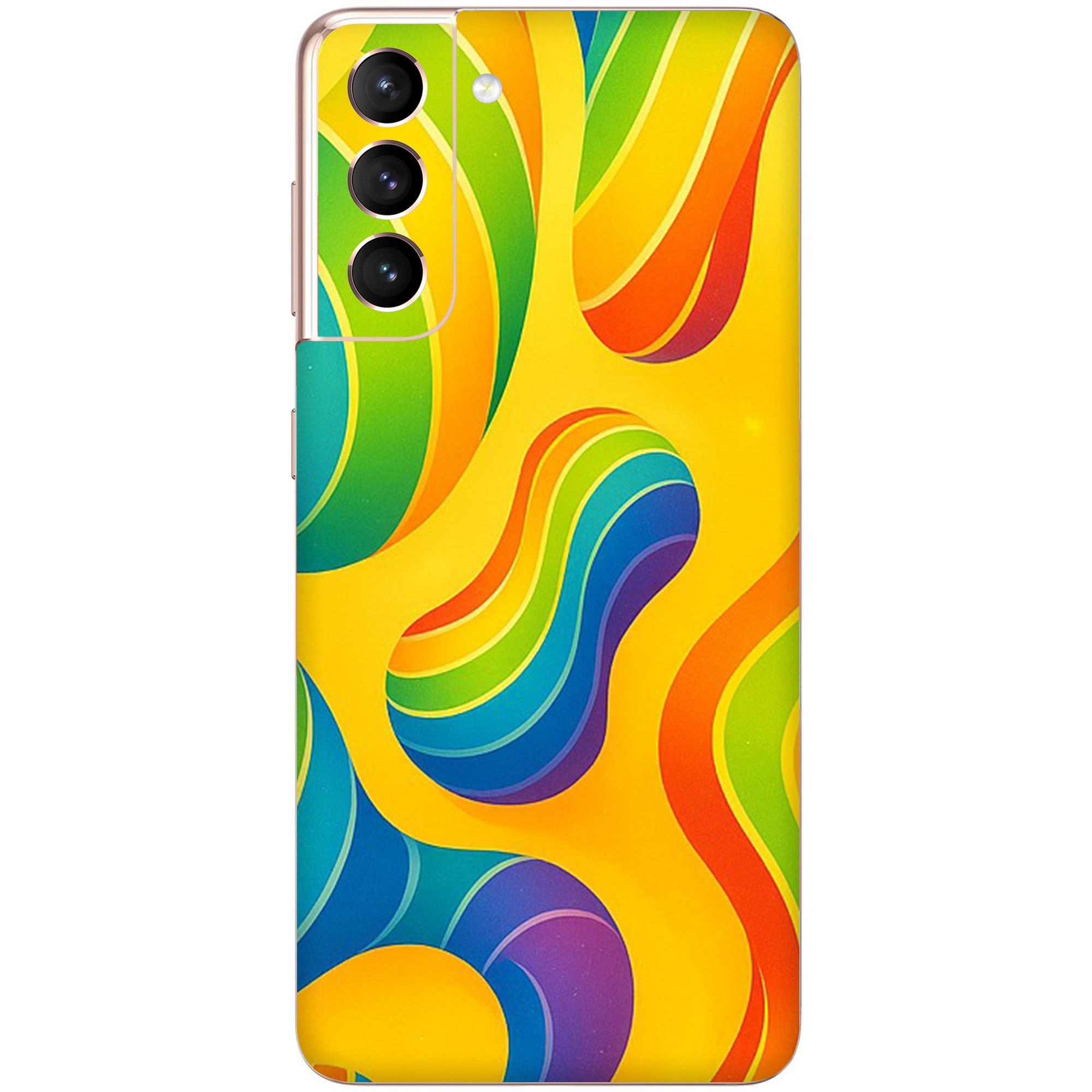 Samsung S21 Kaplama Gökkuşağı