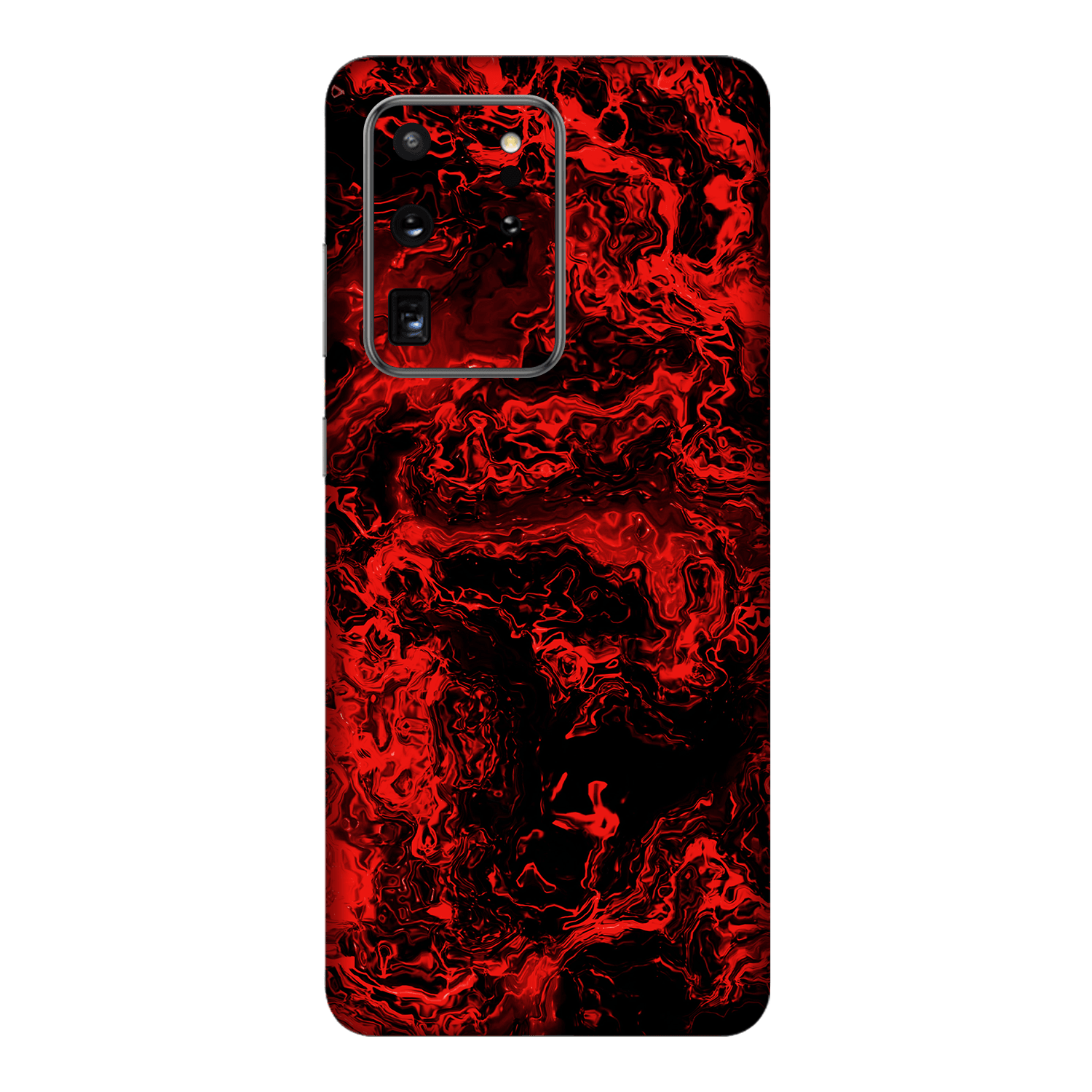 Samsung S20 Ultra Kaplama Mistik Kırmızı Alev