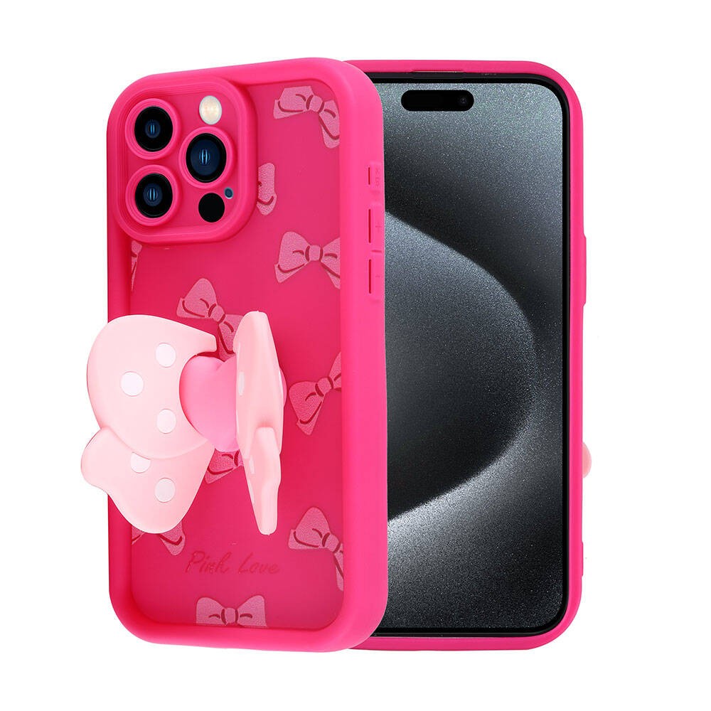 iPhone 15 Pro Max Kılıf Kamera Korumalı Figür Tasarımlı Kapya