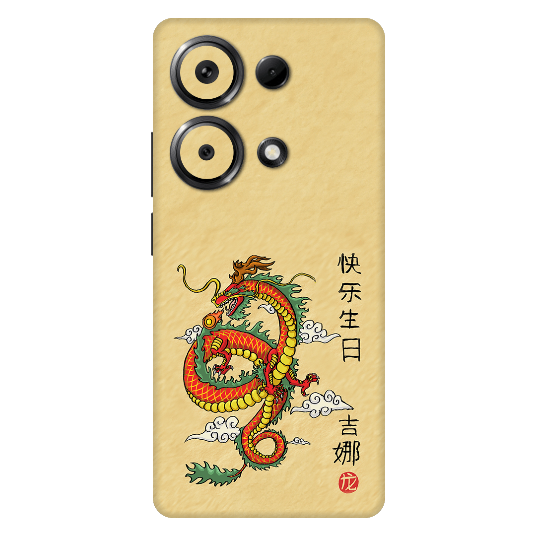 Xiaomi Redmi Note 13 Pro 4G Kaplama Turuncu Ejder