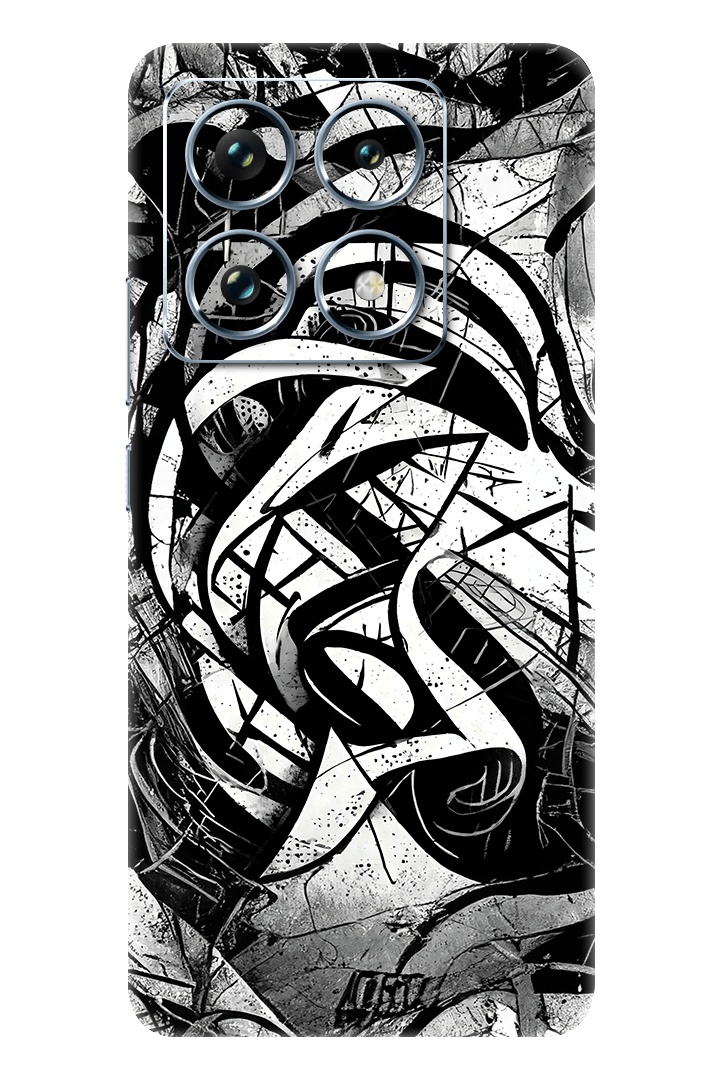 Xiaomi 14T Pro Kaplama Monochrome Grafiti