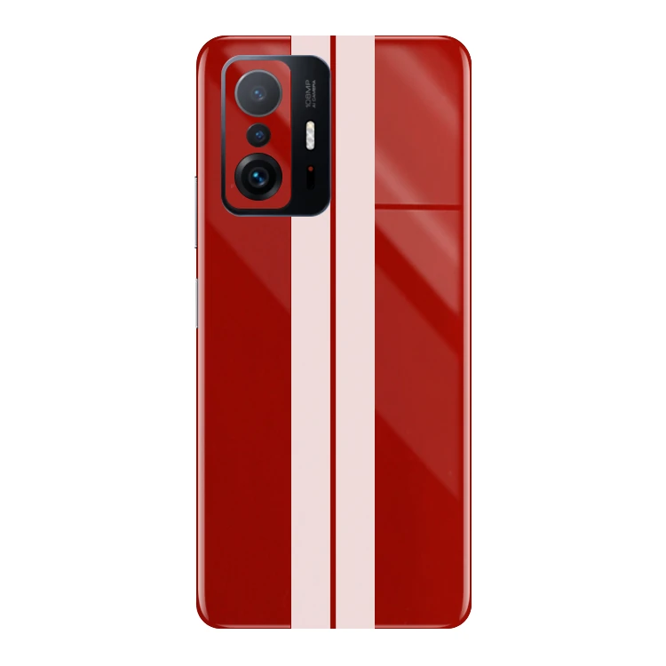 Xiaomi Kaplama Ateş Kırmızısı Çift Beyaz Şerit