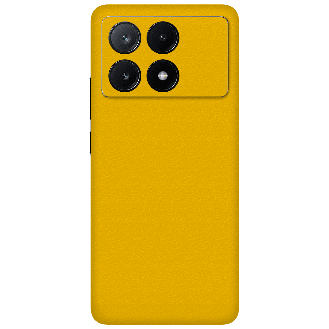 Poco X6 Pro Kaplama Dokulu Sarı