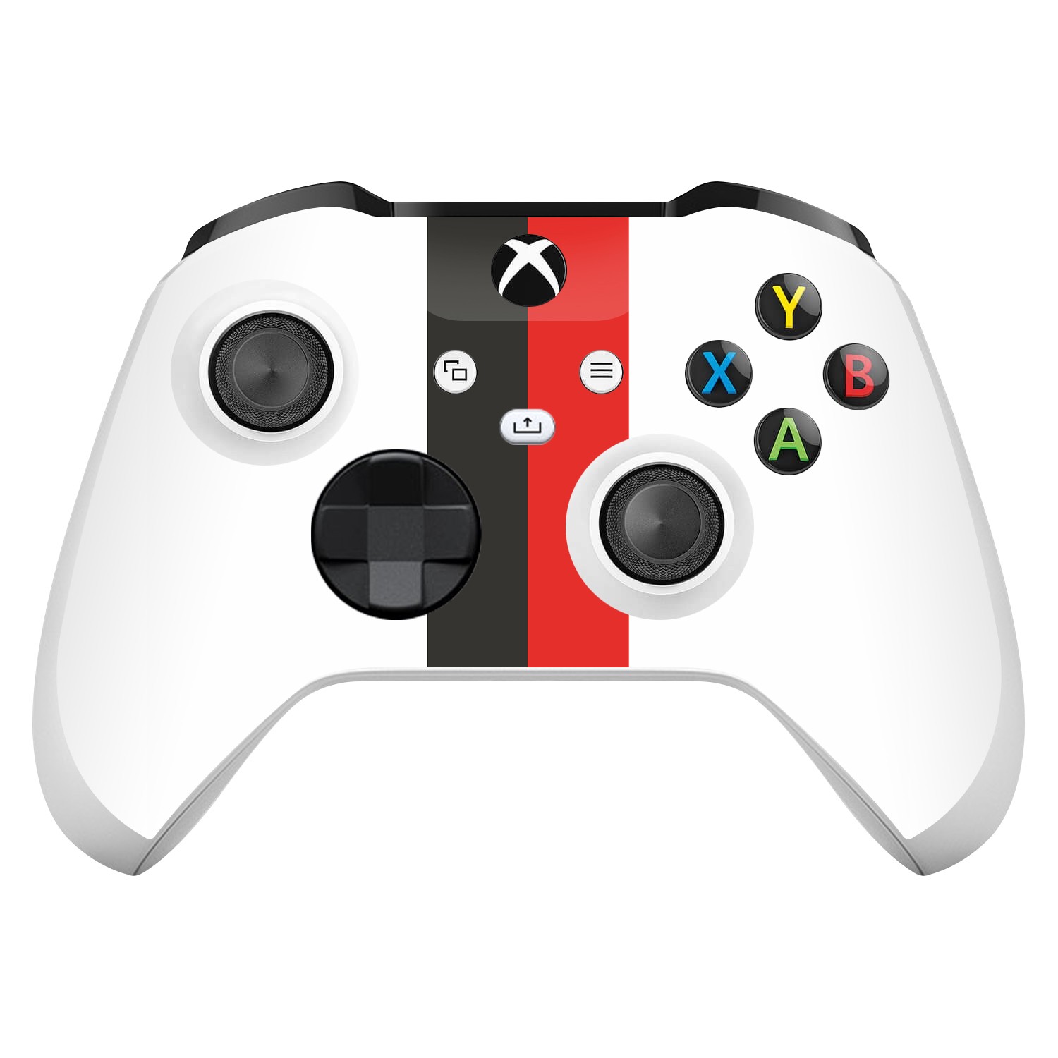 Xbox Series X / S Controller Skin Black White Red