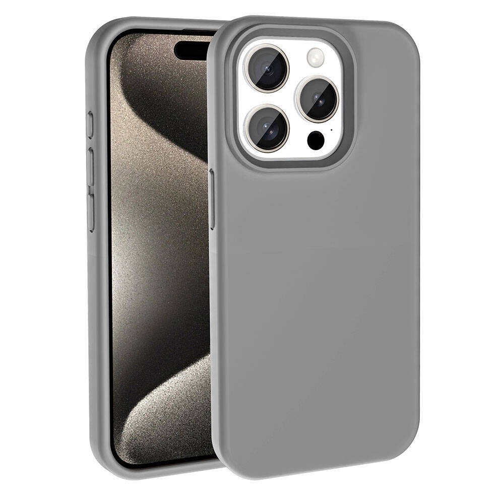 iPhone 15 Pro Kılıf M-safe Şarj Özellikli Sıvı Teknolojili Silinebilir Sert Kivi
