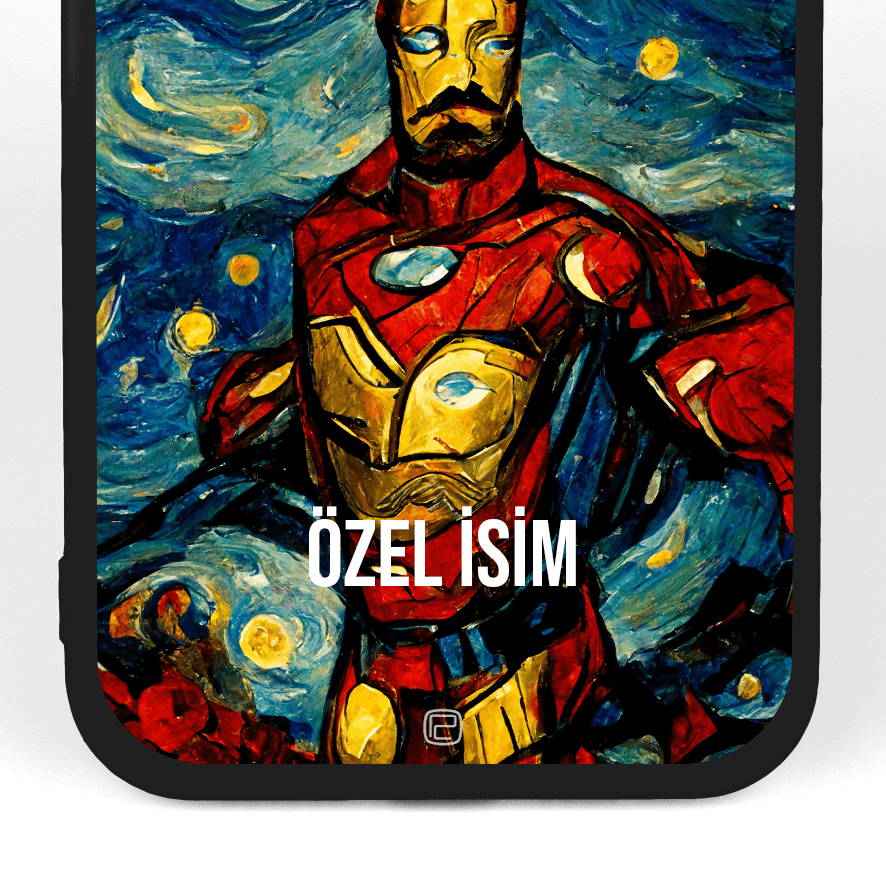 iPhone 14 Pro Max Silikon Kılıf Iron Gogh