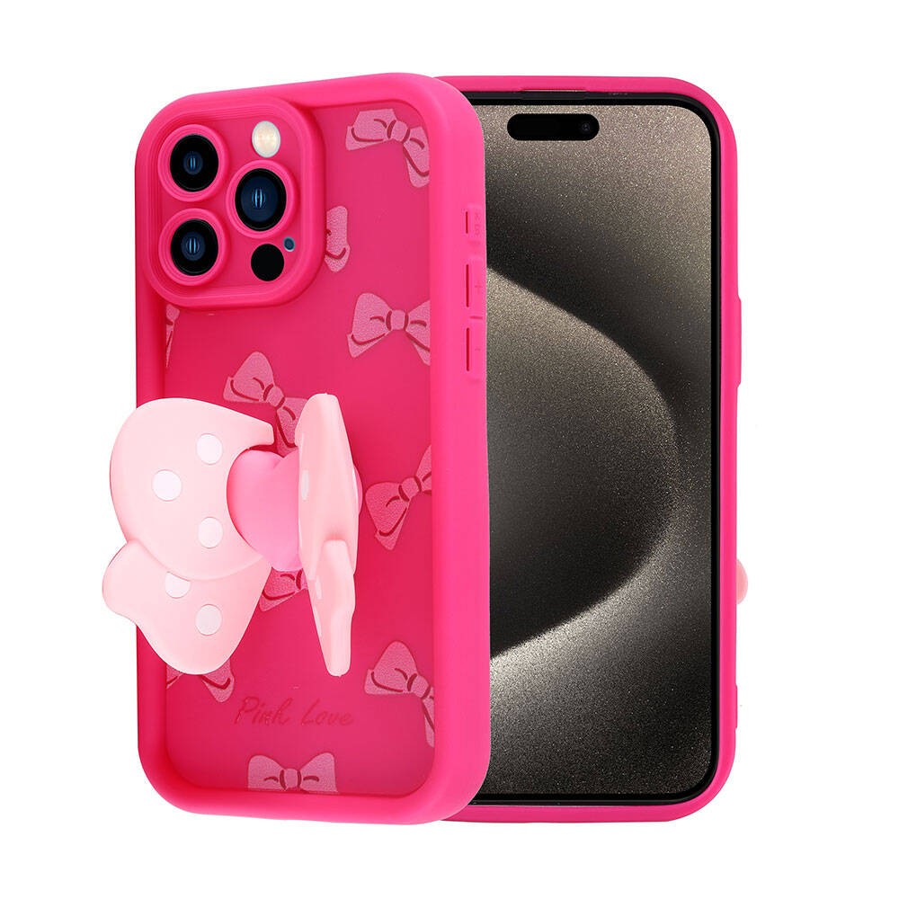 iPhone 15 Pro Kılıf Kamera Korumalı Figür Tasarımlı Kapya